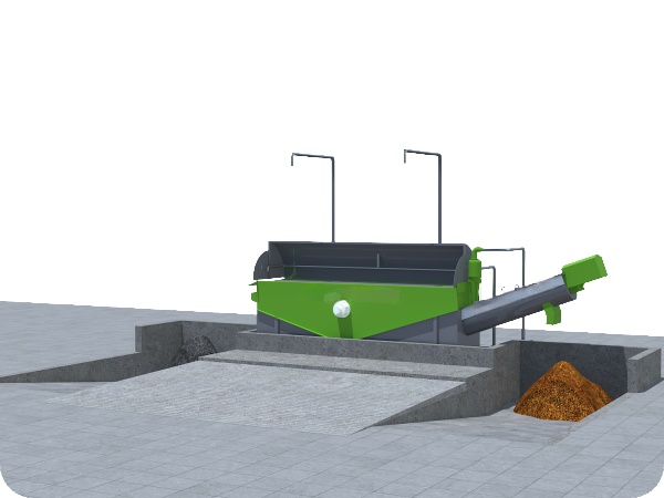 JZF80 Vibrating Concrete Reclaimer (Eccentric Shaft Type) Dual Truck Space