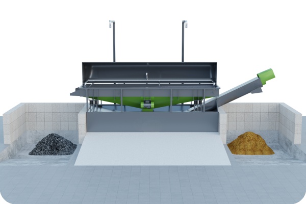 JZF60DS Vibration Motor Concrete Reclaimer (Dual Truck Space)