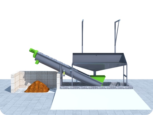 JLF6000S Concrete Reclaimer (Screw Type) Dual Truck Space
