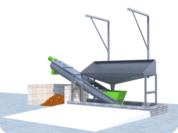 JLF6000S Concrete Reclaimer (Screw Type) Dual Truck Space