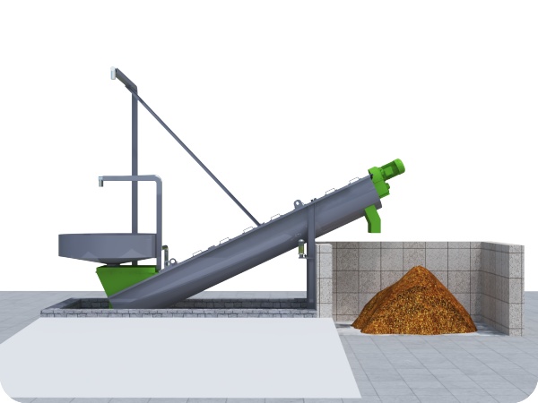 JLF5000 Concrete Reclaimer (Screw Type) Circular Hopper