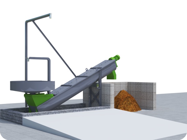 JLF5000 Concrete Reclaimer (Screw Type) Circular Hopper