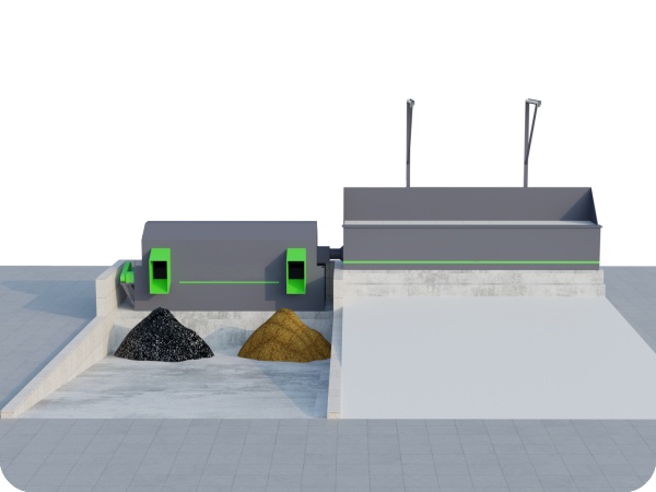 JGF40 Concrete Reclaimer (Drum Screen-Type) Dual Truck Space