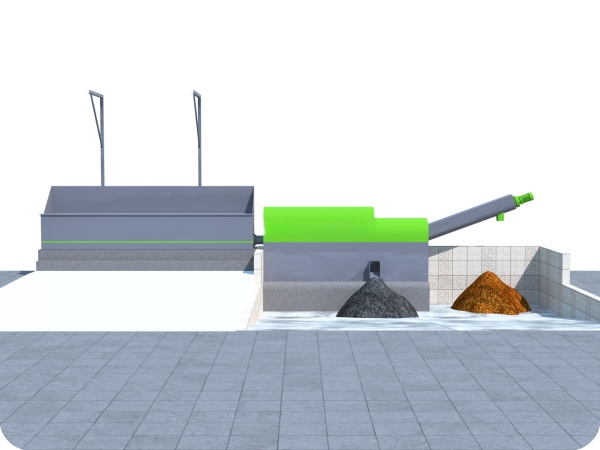 JGF30 Concrete Reclaimer (Drum Screen-Type) Dual Truck Space