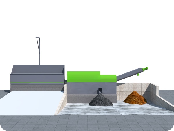 JGF30 Concrete Reclaimer (Drum Screen-Type) Single Truck Space