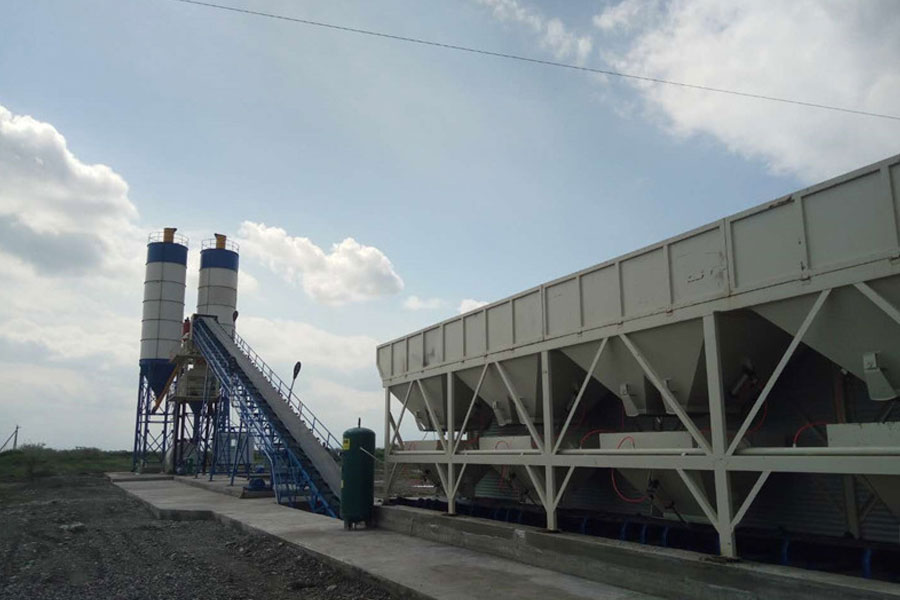 JJHS90 Stationary Concrete Batching Plant