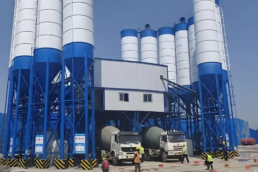 JJHS120 Stationary Concrete Batching Plant